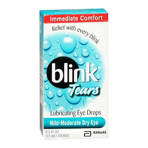 Blink Tears Dry Eyes Lubricant Eye Drops By Amo - 15 Ml